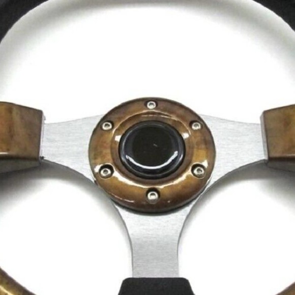 Pro-Fit 13 inch Steering Wheel - Wood Grain - E-Z-GO TXT & RXV - Picture 5 of 5